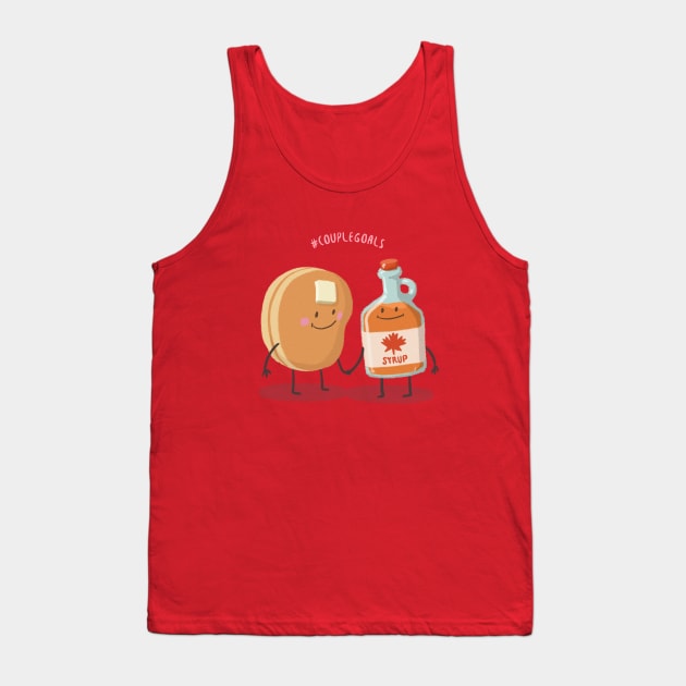 Waffles and Maple Syrup Tank Top by i2studio